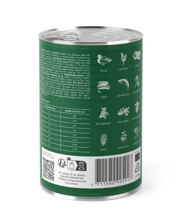 ESSENTIAL SUPERIOR LIVING PATÊ 400GR - Image 2
