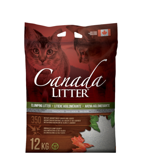 CANADA LITTER 12KG AGLOMERANTE - SEM FRAGRÂNCIA