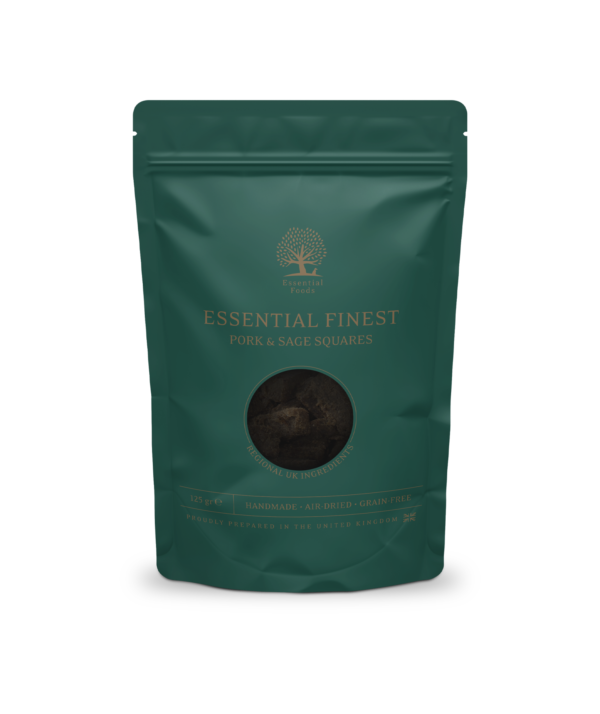 ESSENTIAL FINEST DE PORCO E SALVA - Quadrados 125gr - Image 2