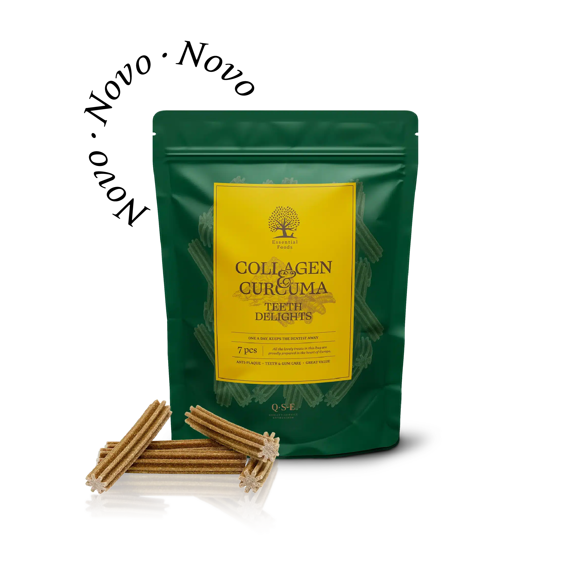 ESSENTIAL COLLAGEN & CURCUMA TEETH DELIGHTS 7 pcs