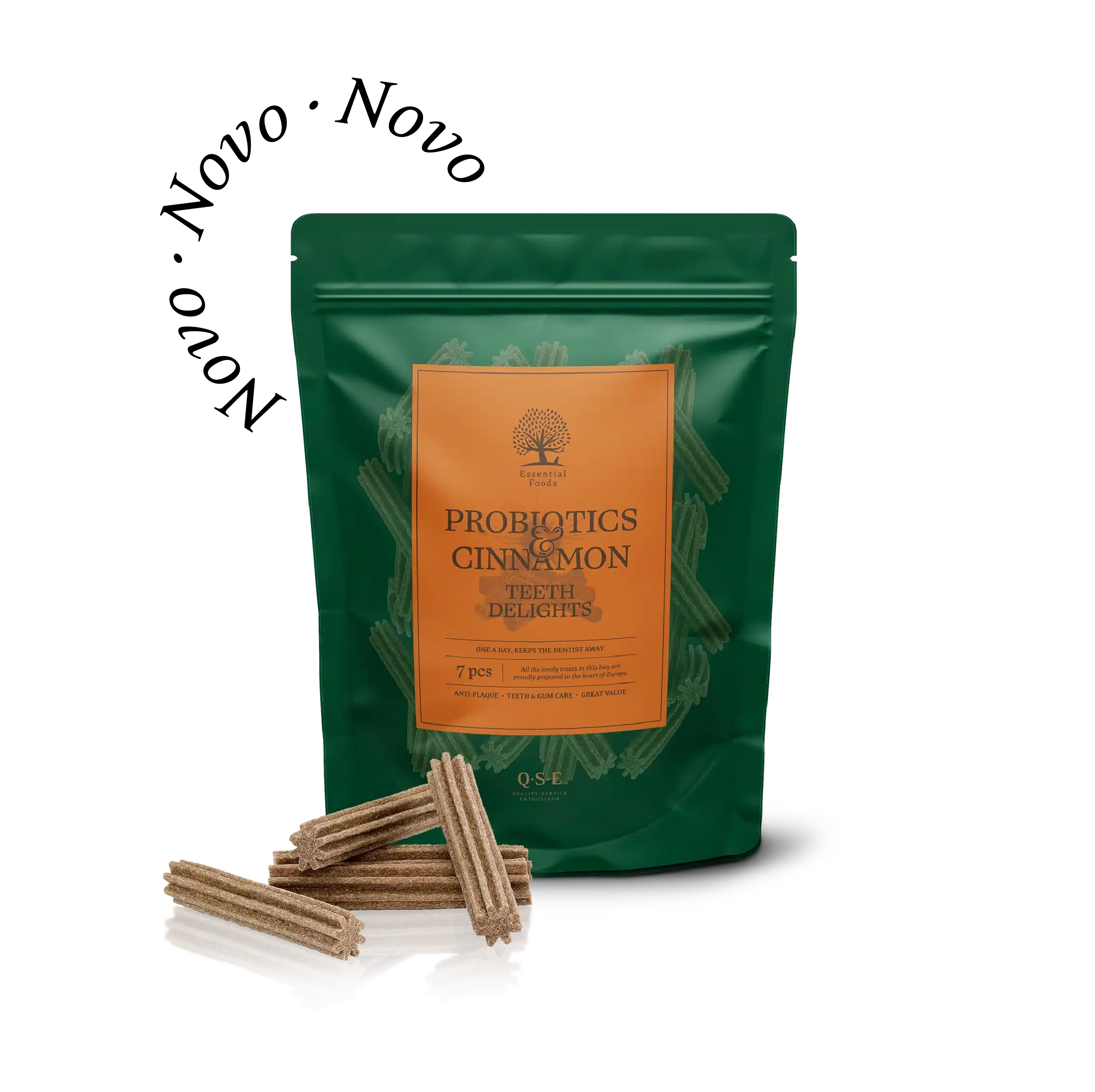 ESSENTIAL PROBIOTIC & CINNAMON TEETH DELIGHTS 7 pcs